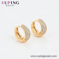 96848 xuping moda 18k cor de ouro aro de ouro brinco para as mulheres